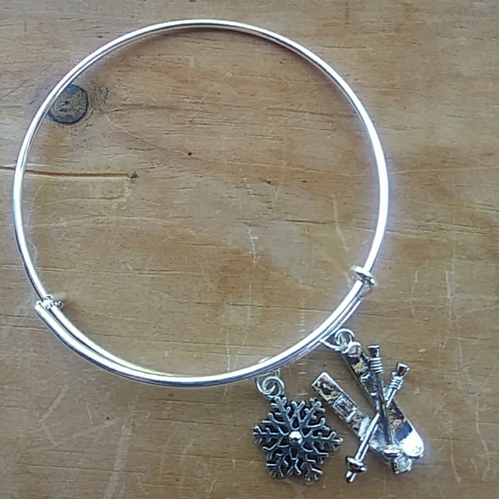 Ski Lover Charm Bracelet